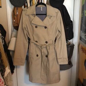 Old Navy khaki trench coat